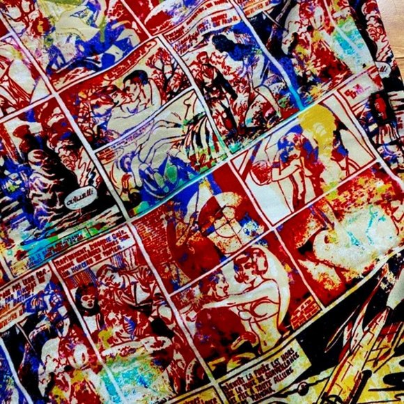 JEAN PAUL GAULTIER 94'/95' COMIC BOOK EROTIC 'SAFE SEX' PRINT SKIRT~NEW WITH TAG - Picture 3 of 11